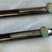 Vintage Bradley Old West Gunmetal Pen Pencil Set Advertising WVET Tractors