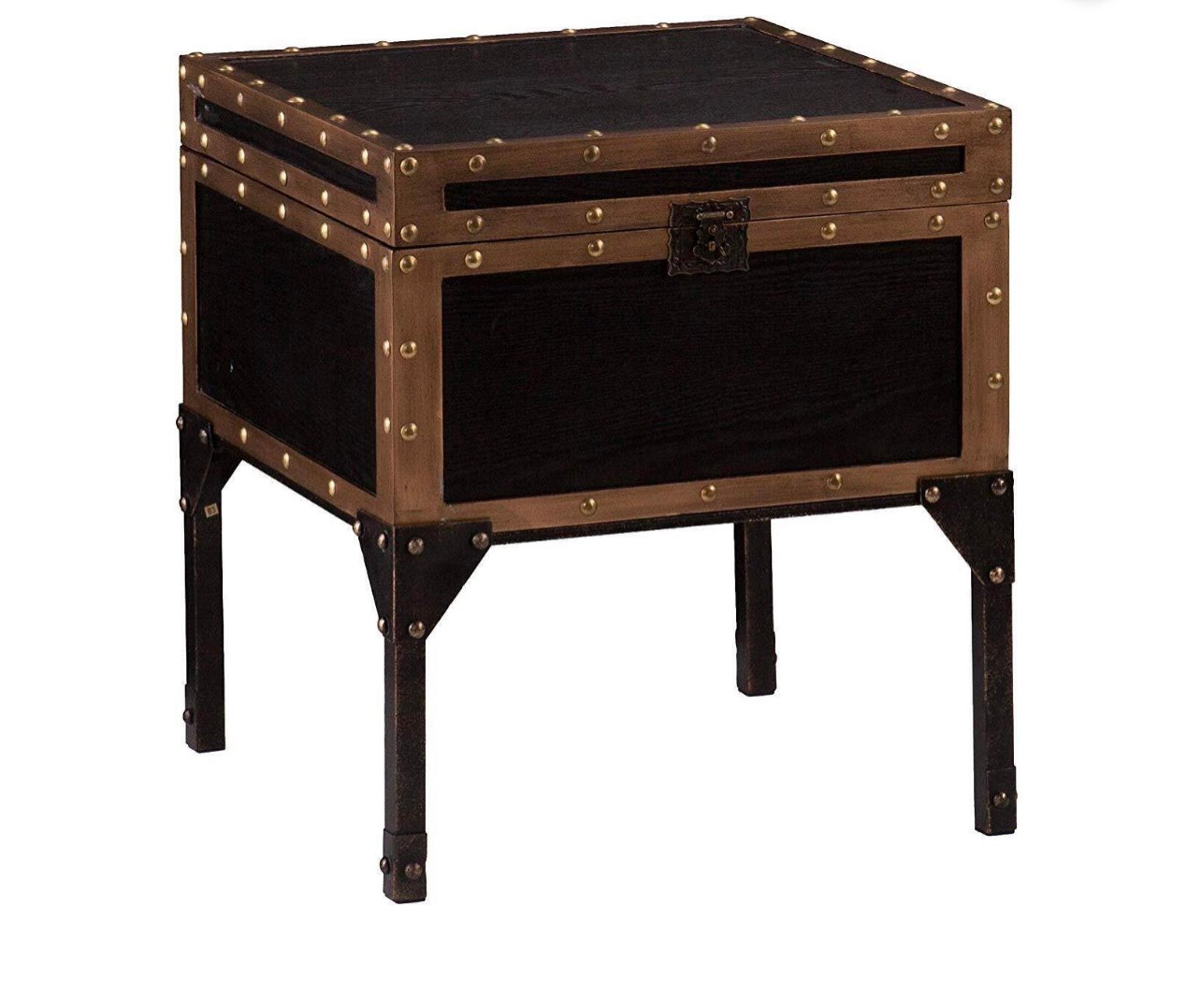 Travel Trunk End Table
