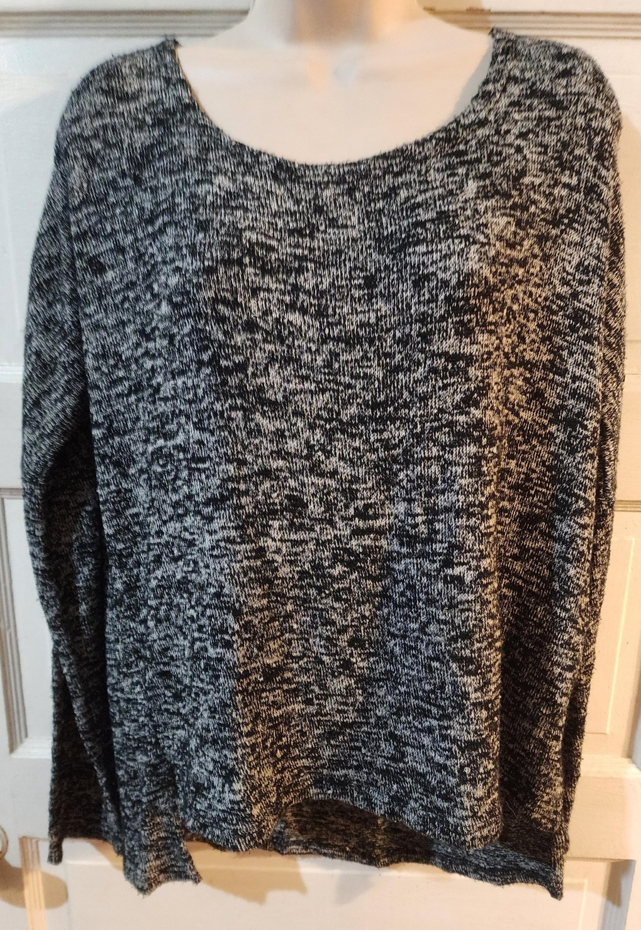 Garnet Hill Long Sleeve Hugh Low Sweater M