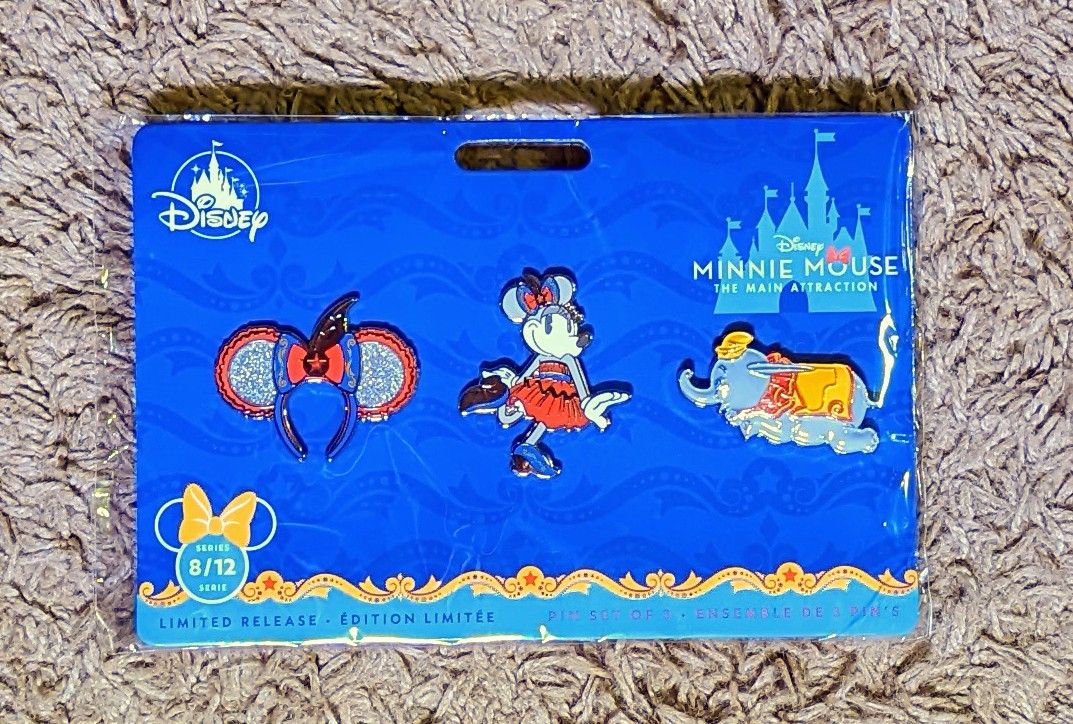 Minnie Mouse The Main Attraction Dumbo Pins