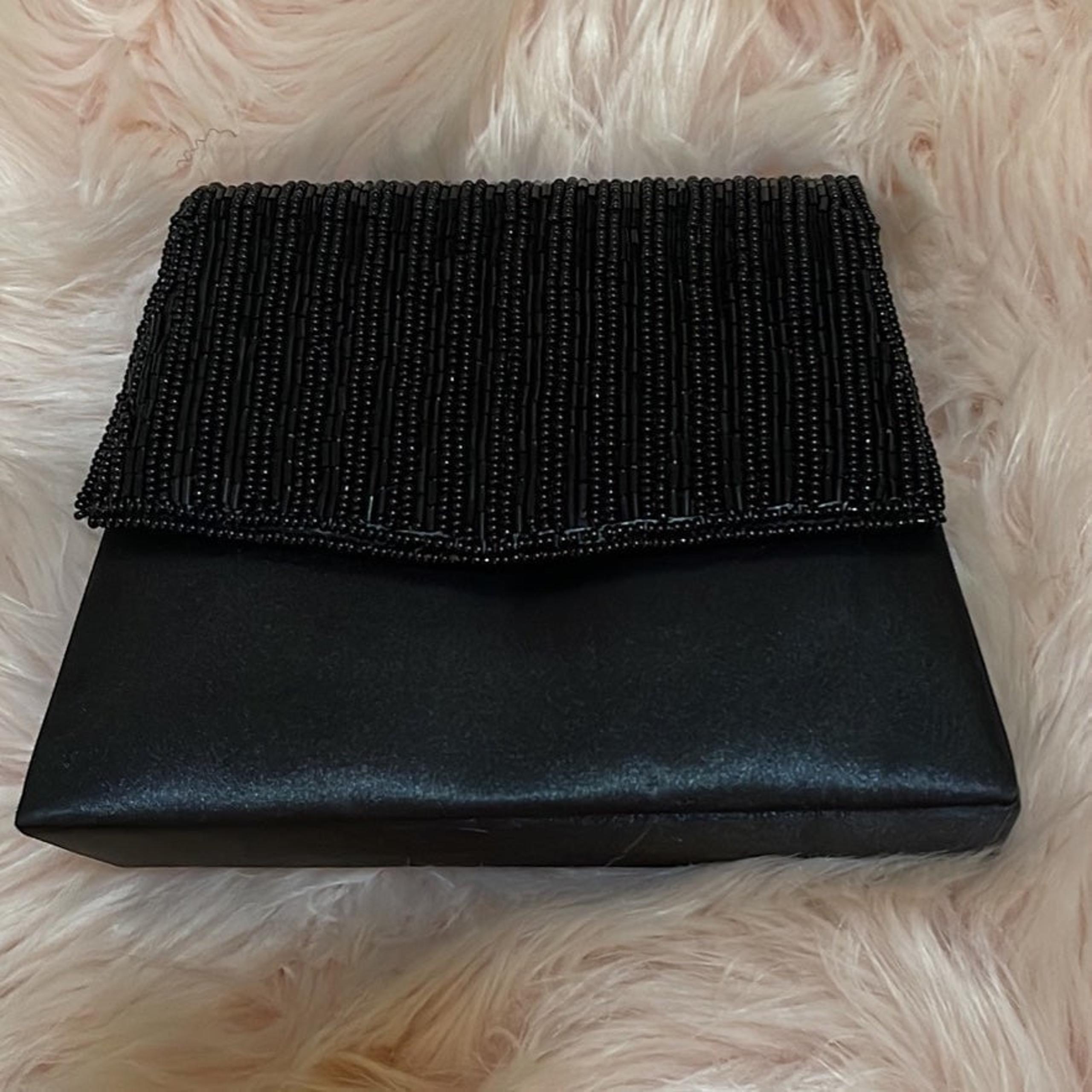 Small Beaded Black Bag