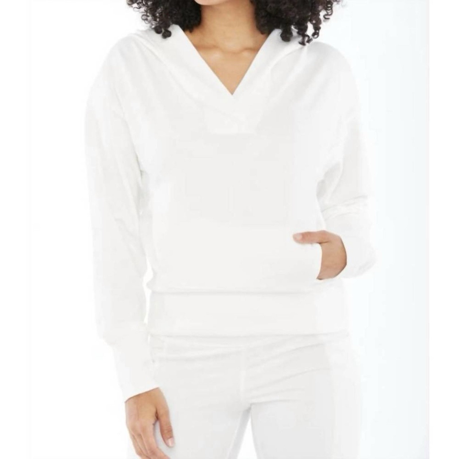 We Are Sundays Kiki Coconut Milk White Hoodie Sweatshirt