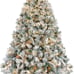 6ft Pre-lit Artificial Christmas Tree with Incandescent Warm White Lights