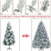 6ft Pre-lit Artificial Christmas Tree with Incandescent Warm White Lights