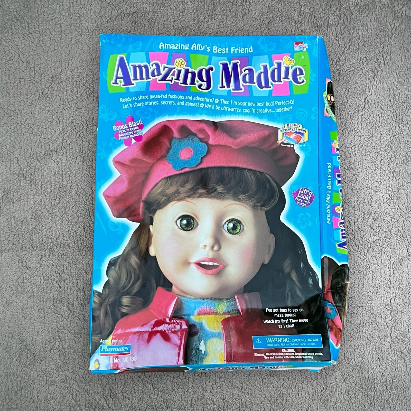 Amazing Maddie Interactive Doll by Playmates Very RARE Talking Doll Vintage New