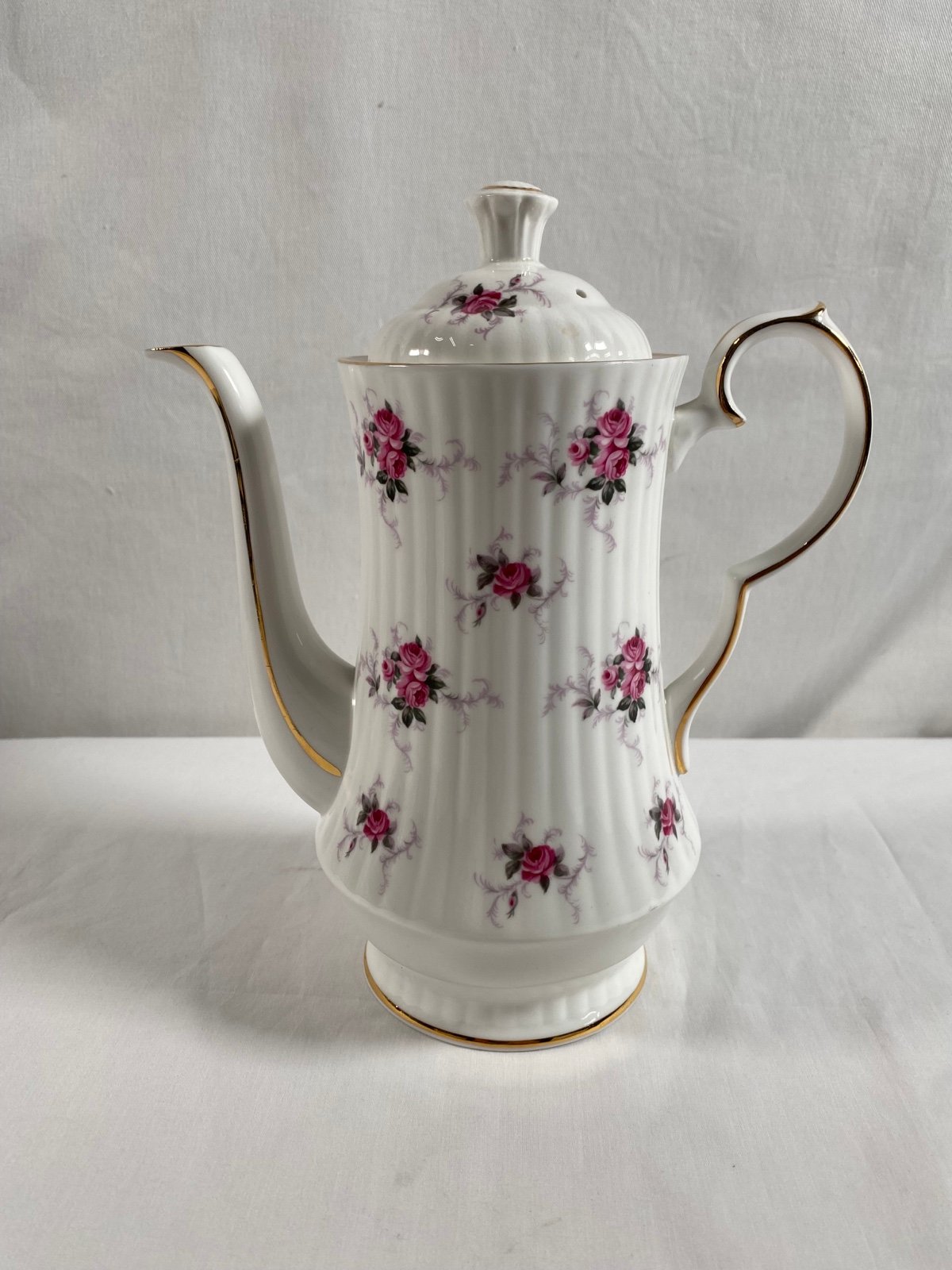 Princess House Hammersley Bone China Teapot Rose ENGLAND Spode READ #97