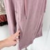 Lululemon Coast Easy Wrap Zip Up Jacket Heather Pink Women's Sz 10 W4AZ6S