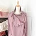 Lululemon Coast Easy Wrap Zip Up Jacket Heather Pink Women's Sz 10 W4AZ6S