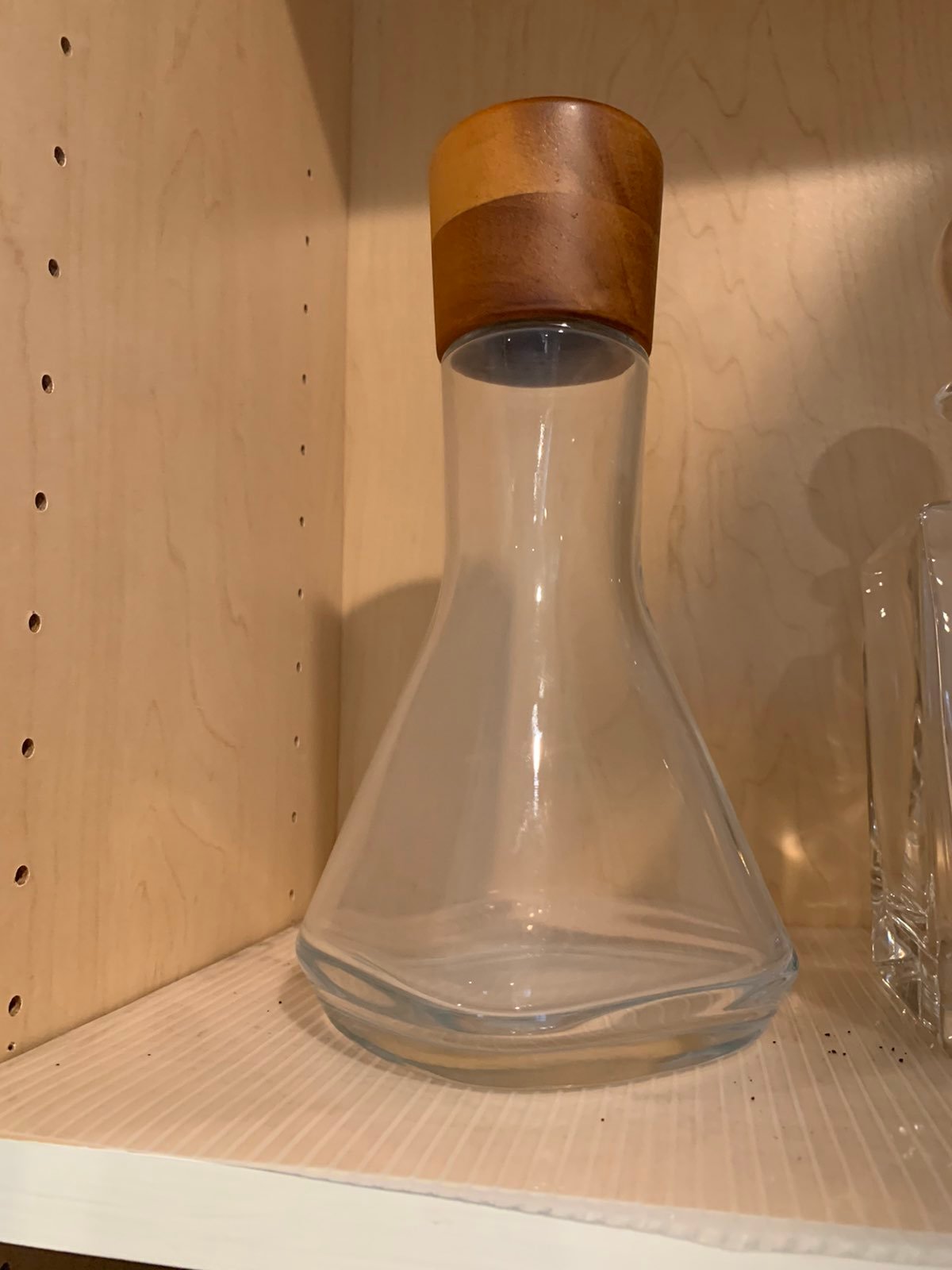 Glass Decanter square bottom