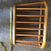 Wood magazine / book rack