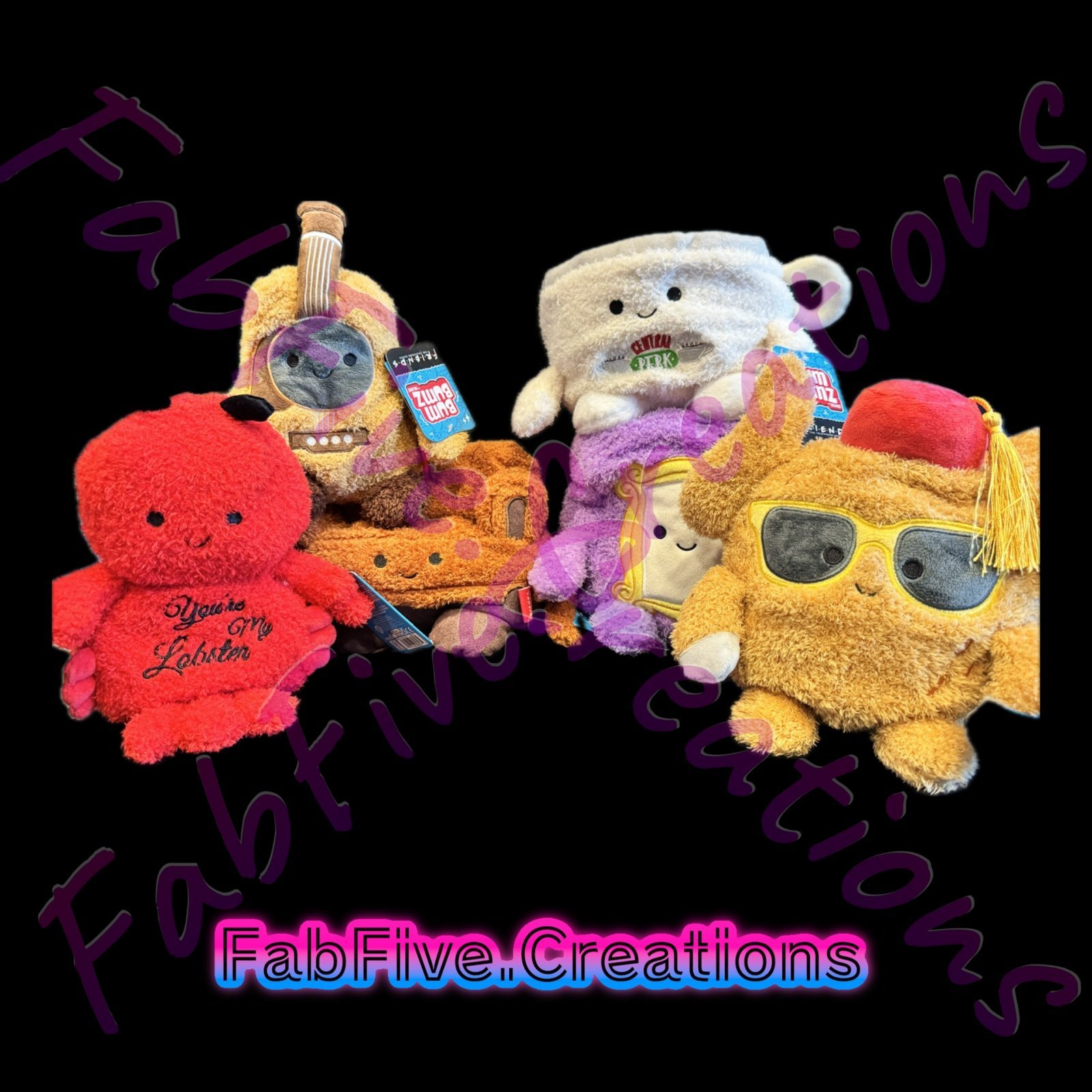 Bum Bumz FRIENDS The Television Series Plush Complete Collection Set