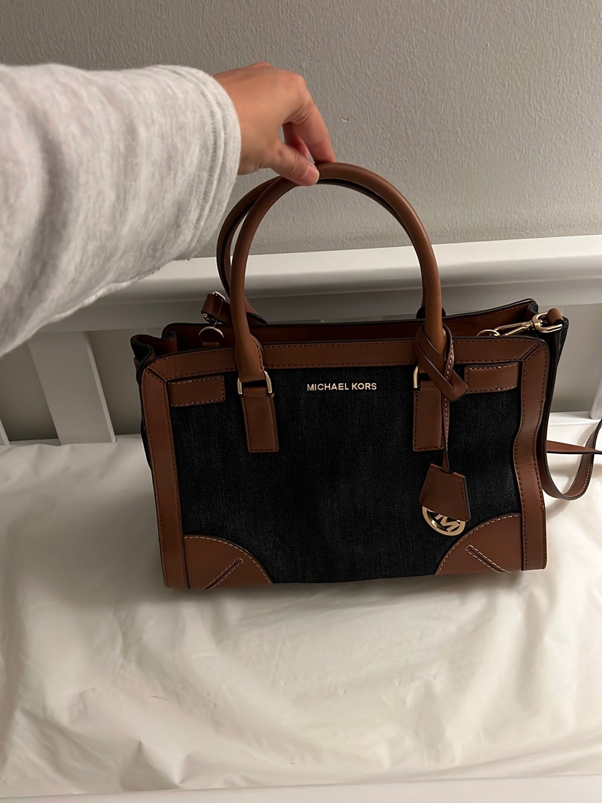 Michael Kors Denim Satchel
