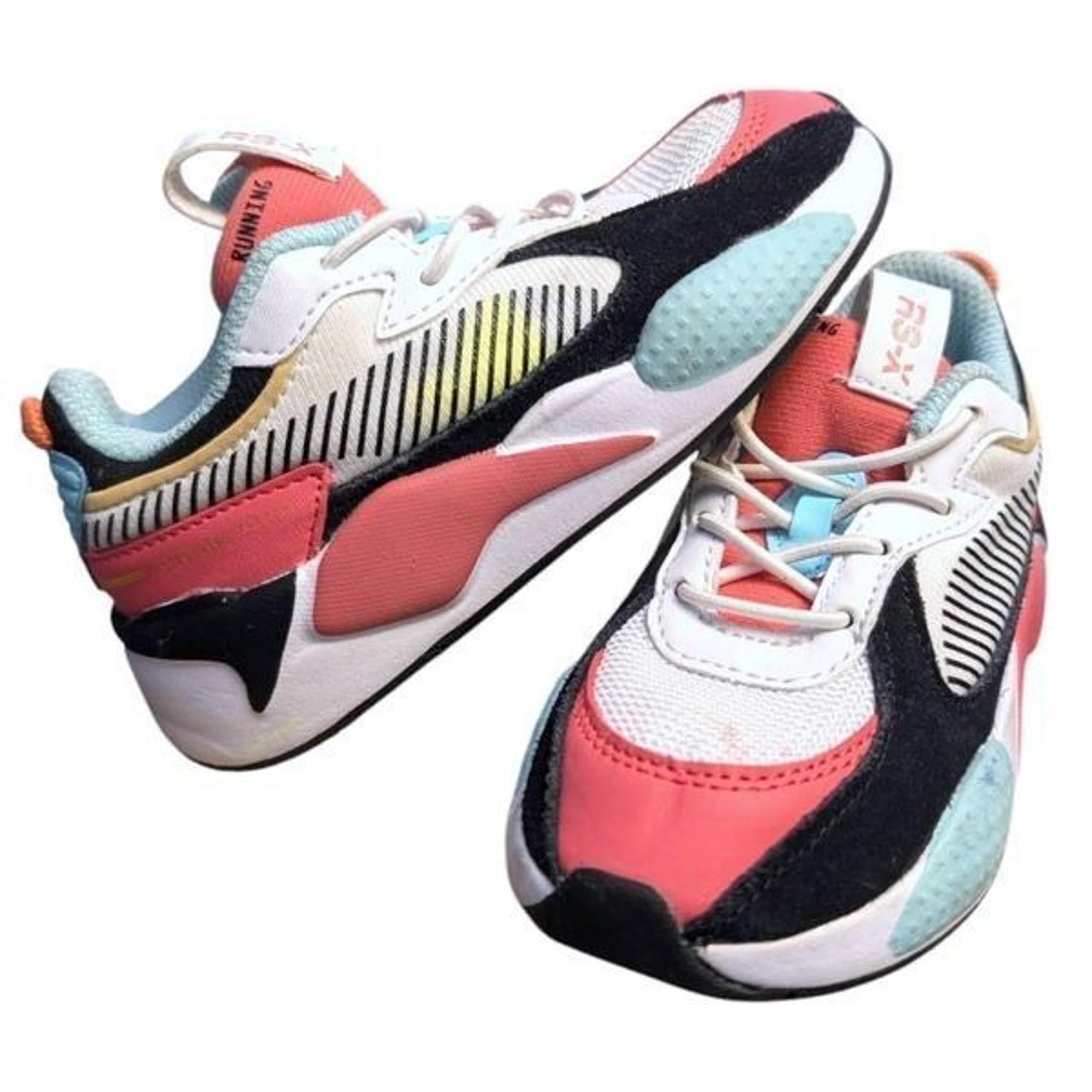 Puma RS-X Spring Toddler Shoes Size 9 C Girls 381961-01 Sneakers Slip On Colors
