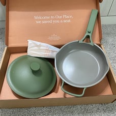 Our Place Always Pan - Mini 8.5 -Inch Nonstick, Toxin-Free Ceramic Pan- Sage