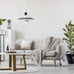 Scandinavian Classic 1950 design UFO Pendant Light