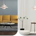 Scandinavian Classic 1950 design UFO Pendant Light