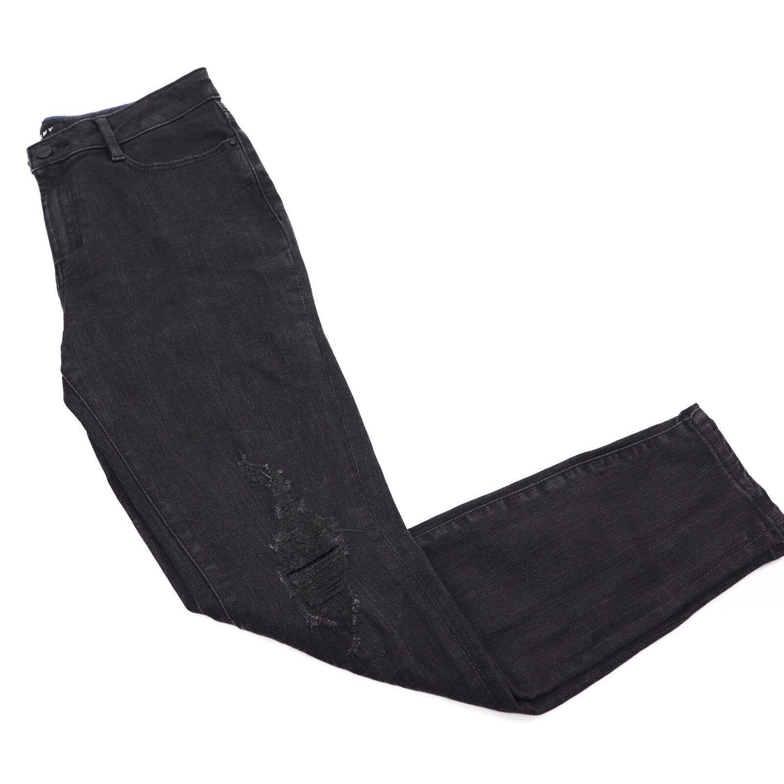 DKNY Sequined Rip & Repair Skinny Jeans Size 25