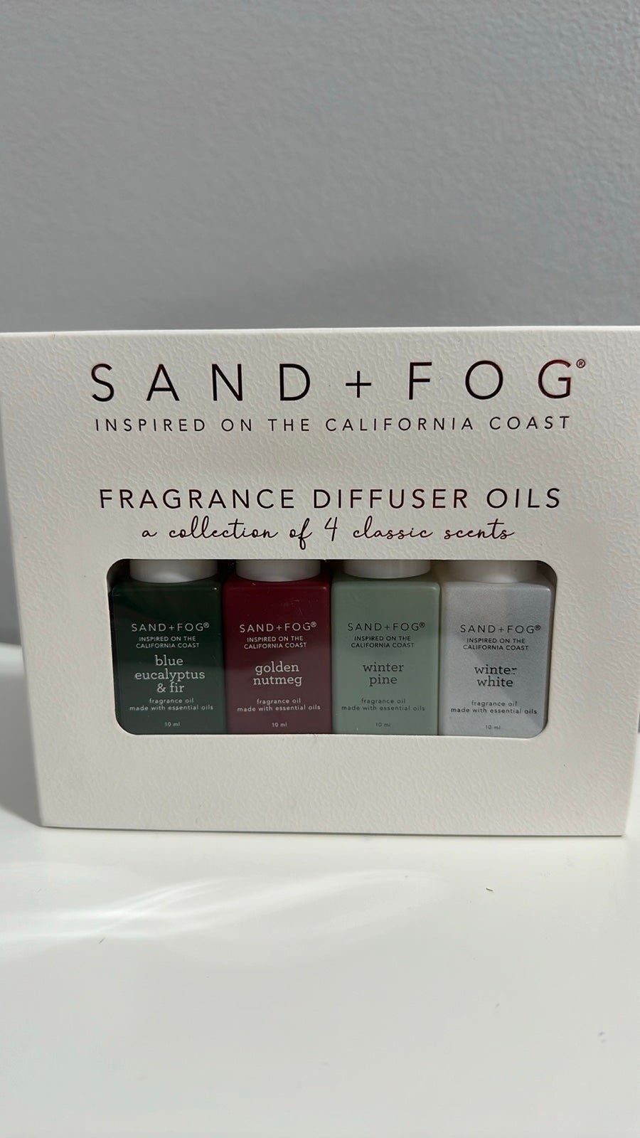 Sand Fog Fragrance Diffuser Oils Set of 4 - Holiday Winter