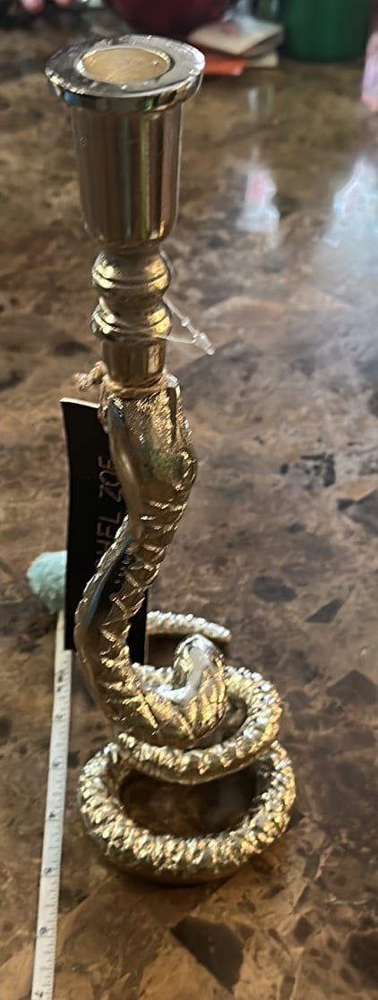 Snake candle holder!