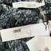 Iro Black Purple Teal White Abstract Shirred Mini Ruffle Skirt Sz 38 / 6 NEW Tag