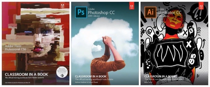 4 ADOBE HARDCOVER BOOKS