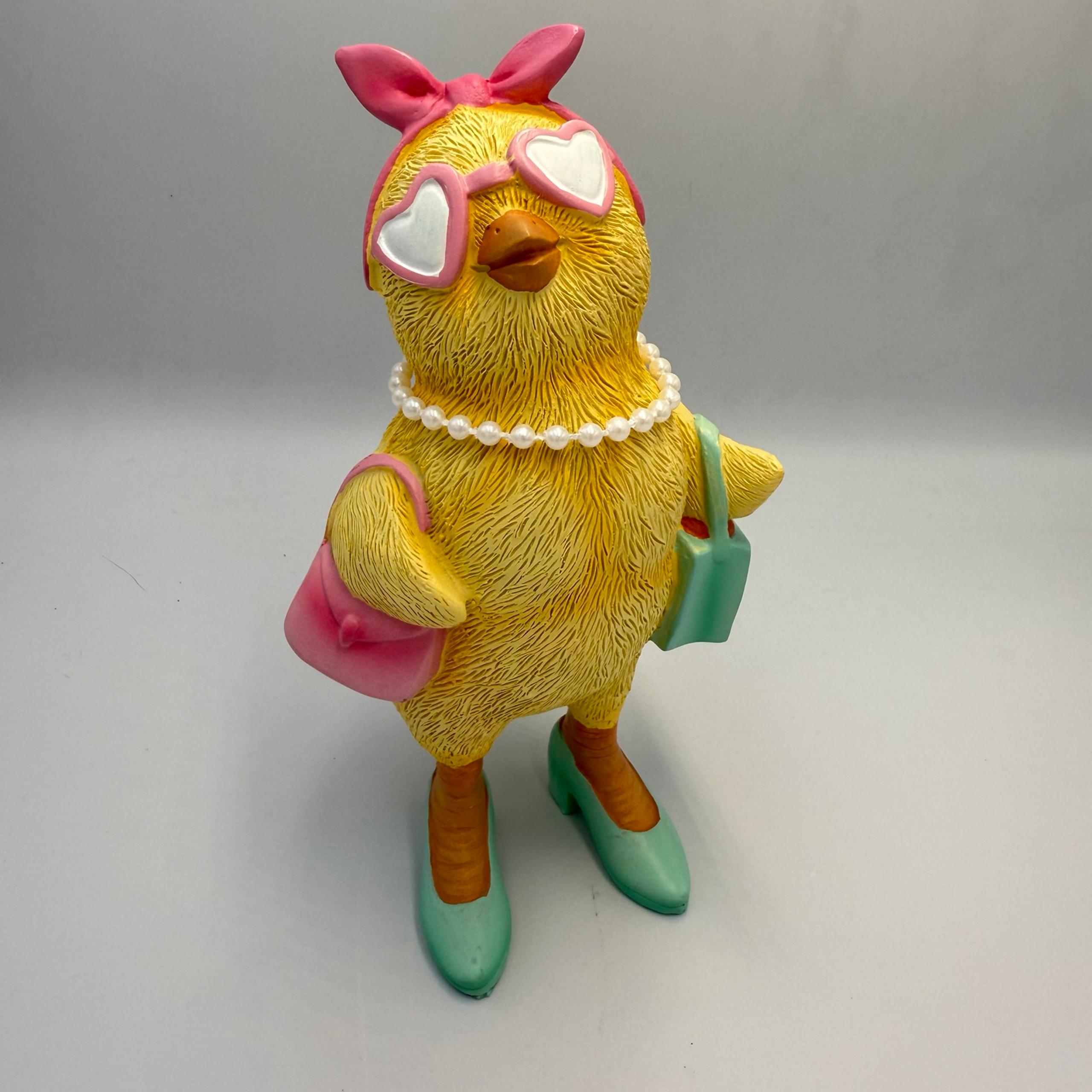 NWT Yellow Easter Chick w/ Purse, Hat and High Heals