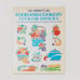 Set of 7 Small Graphic Retro Illustrations