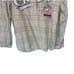 ESleep Pajamas VTG Yellow Cotton Plaid Intimate Lounge Loungewear Sleep Shirt XL