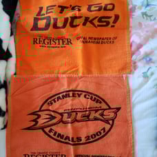 Anaheim Ducks Rare Playoff and Stanley C
