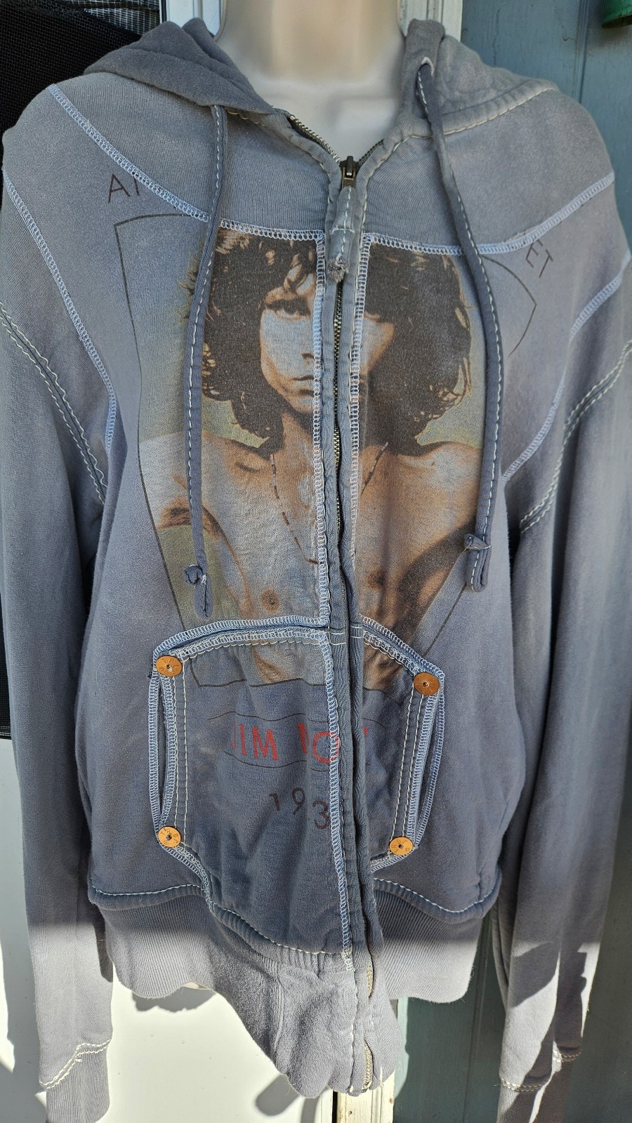 True Religion Jim Morrison The Doors zip up jacket