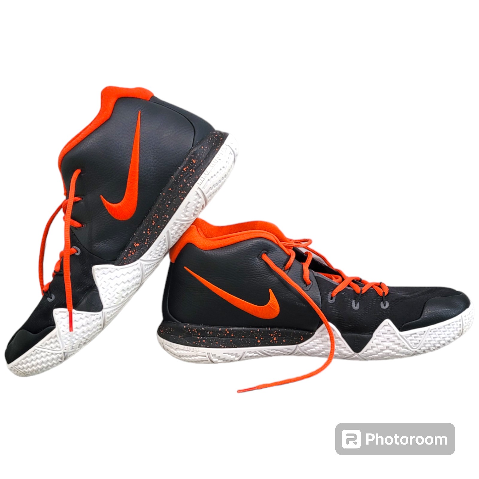Nike Kyrie 4 Black Red White Style AR3867-994 Size 15 XCNI Basketball Sneakers