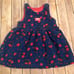 Oshkosh vintage pink floral cord jumper