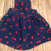 Oshkosh vintage pink floral cord jumper