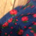 Oshkosh vintage pink floral cord jumper