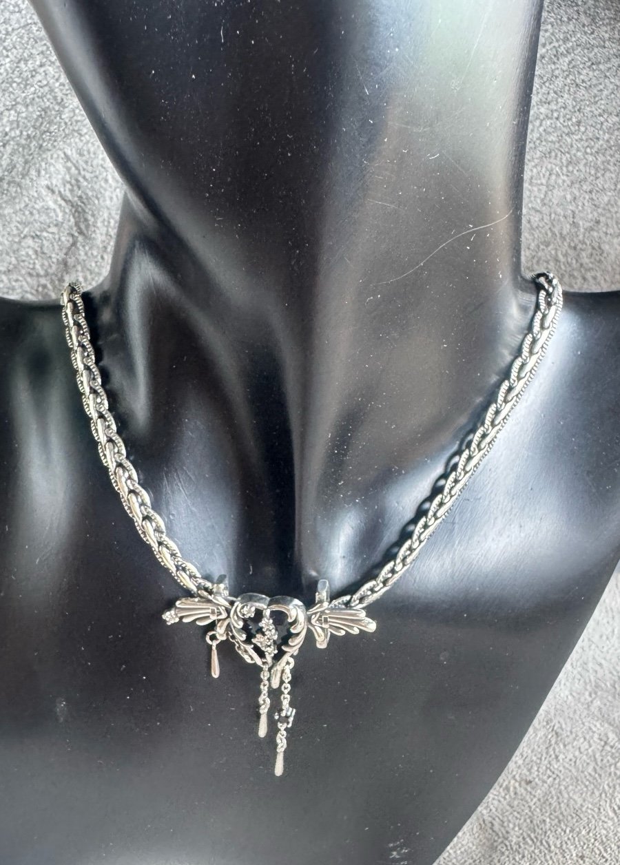 S925 Angel heart Necklace