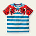 NWT Mini Boden Big Cat Appliqué T-shirt 5-6Y