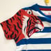 NWT Mini Boden Big Cat Appliqué T-shirt 5-6Y