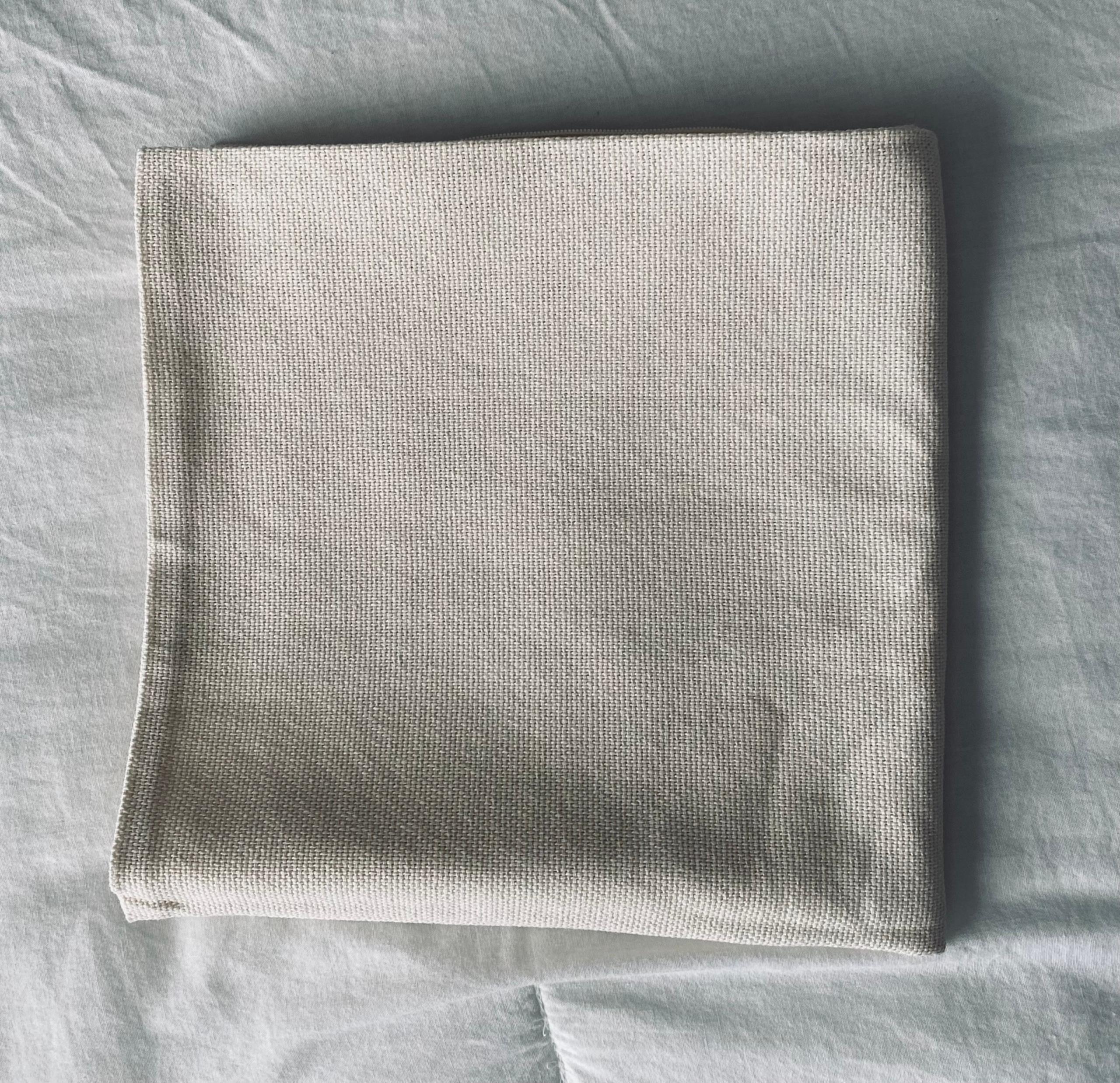 H&M Home 100% Cotton Pillow Cover Natural Oatmeal 20x20