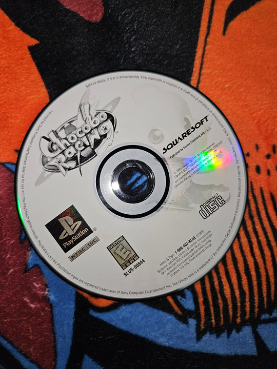 Chocobo Racing (Sony PlayStation 1 PS1, 1999) Disc Only