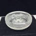 Vintage Textured Clear Textured Glass Bowl Candle Holder With Bubble Design 6 D