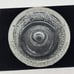 Vintage Textured Clear Textured Glass Bowl Candle Holder With Bubble Design 6 D