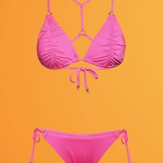 NWT Sunshine 79 Bikini TOP & BOTTOM Size 10 Electric Pink
