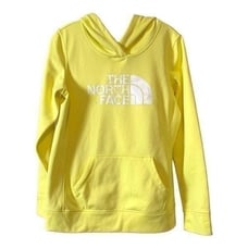 THE NORTH FACE Women's Pullover Long Sleeve Sweatshirt Hoodie in Yellow Medium