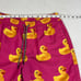 NEFF Men’s Pink Rubber Duckie Swim Trunks Size Small
