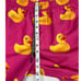 NEFF Men’s Pink Rubber Duckie Swim Trunks Size Small