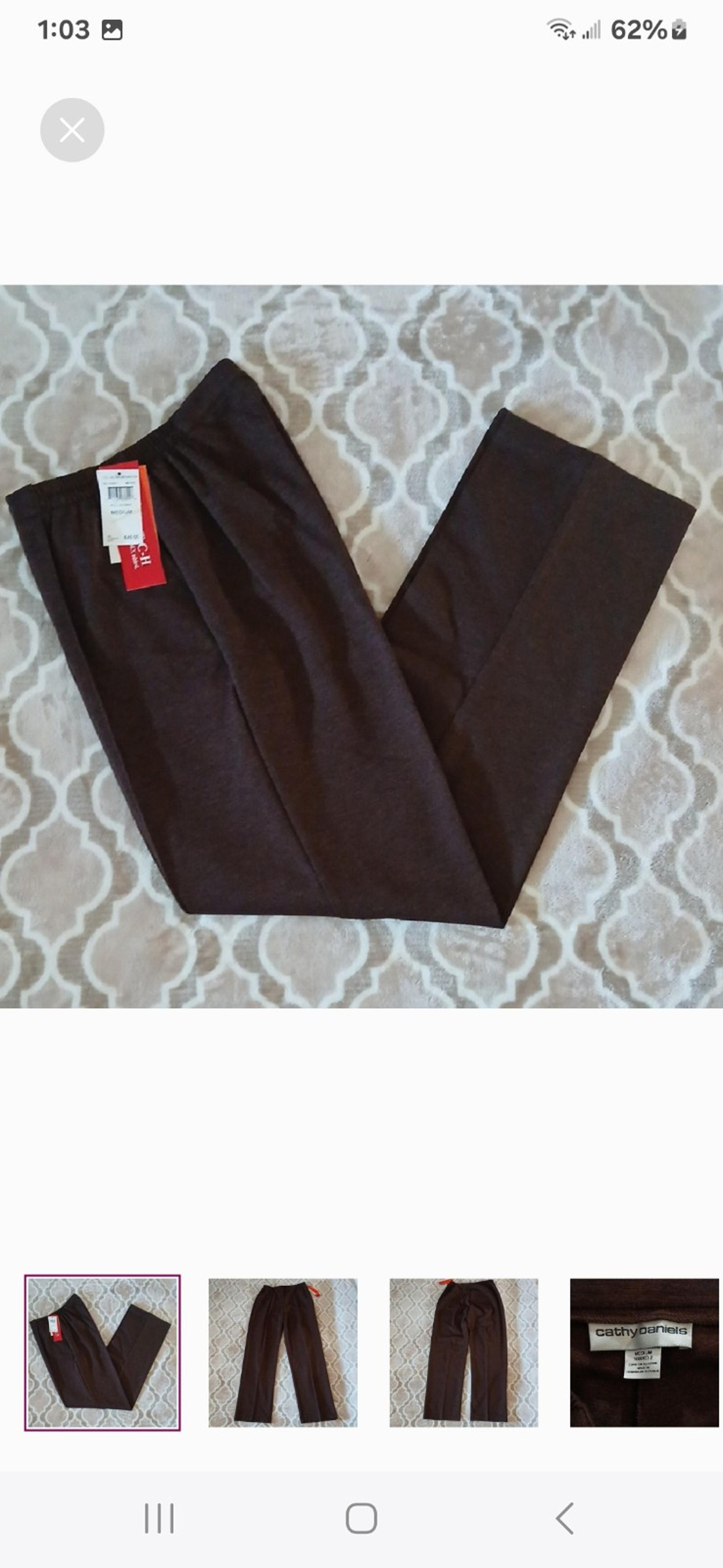 Cathy Daniels Stretch Slacks, Size M, NWT