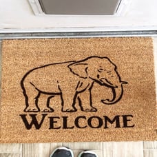 Elephant Welcome Mat