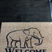 Elephant Welcome Mat