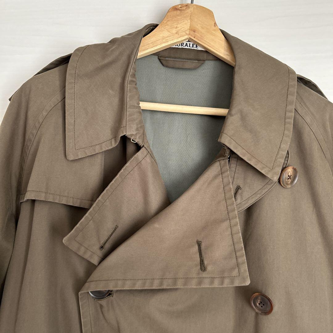AURALEE -Finx Chambray Big Trench Coat- | twelve blog