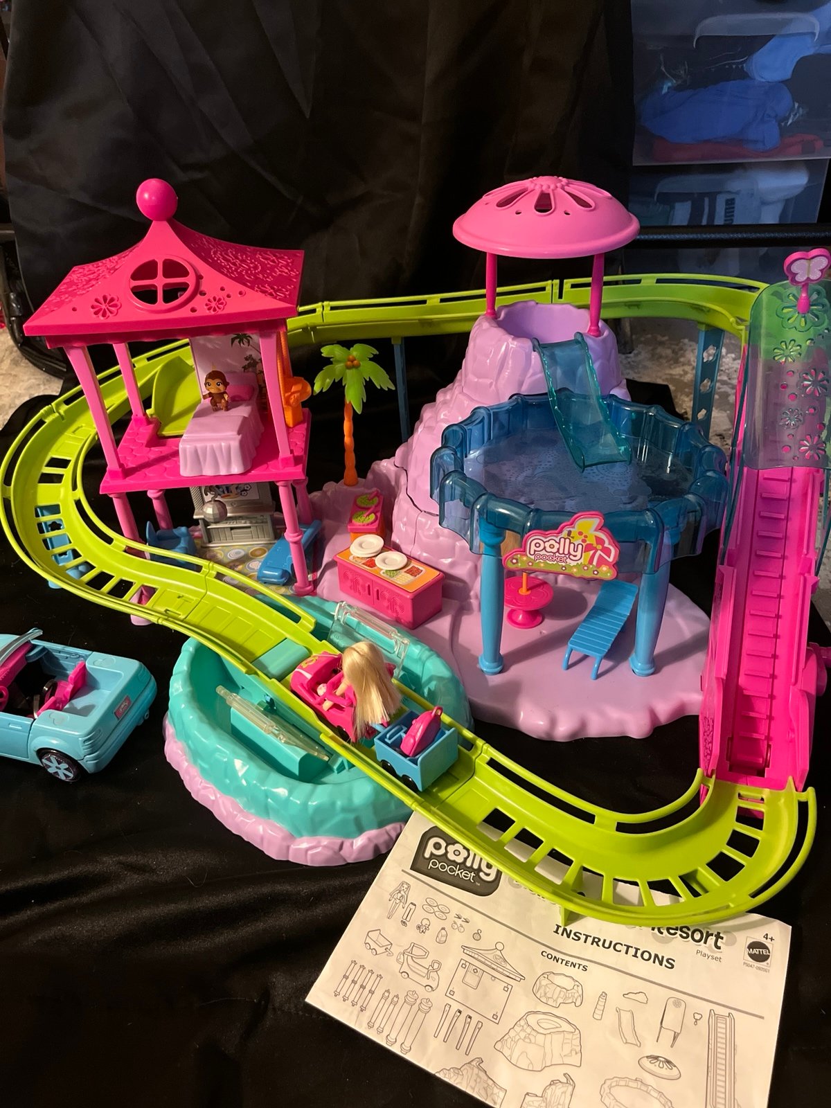 Polly pocket roller coaster resort 2009